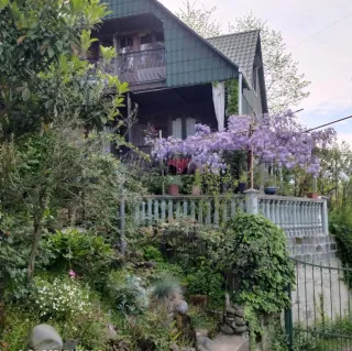 დასასვენებელი კოტეჯი ბუნებაში ზღვის მახლობლად