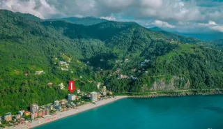 კვარიათი სტუდია სანაპიროდან 100 მეტრში