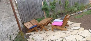 ხის კოტეჯის მწვანე სახლი ბაკურიანში