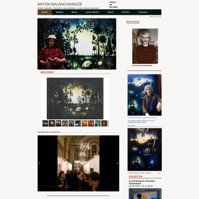 Anton Balanchivadze - Website of Artist