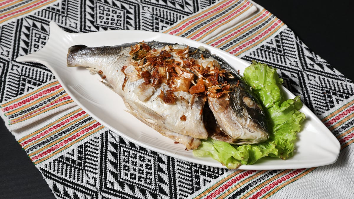 Whole steamed fish with mixed vegetable - Photo 35