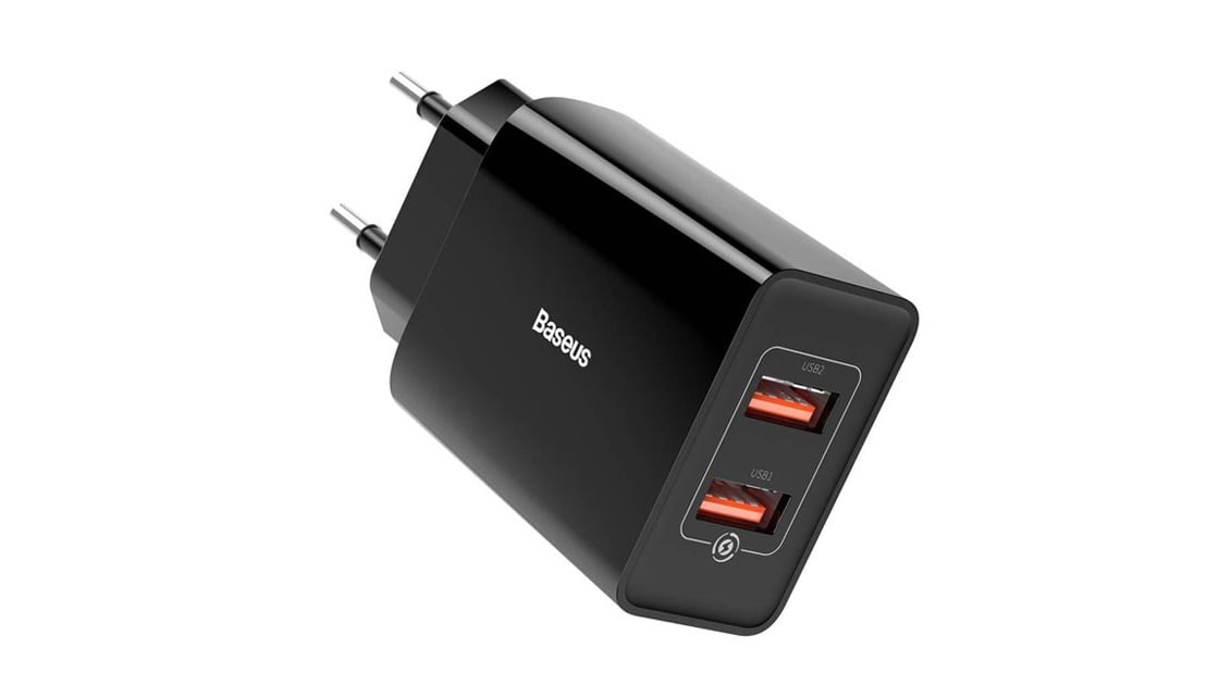 BASEUS 18W QC 30 USB FAST CHARGER CFSV01 BLACK - Photo 173