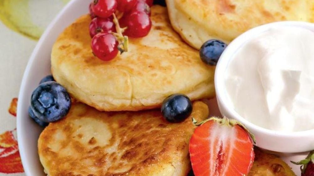 Cottage cheese pancakes - Photo 5