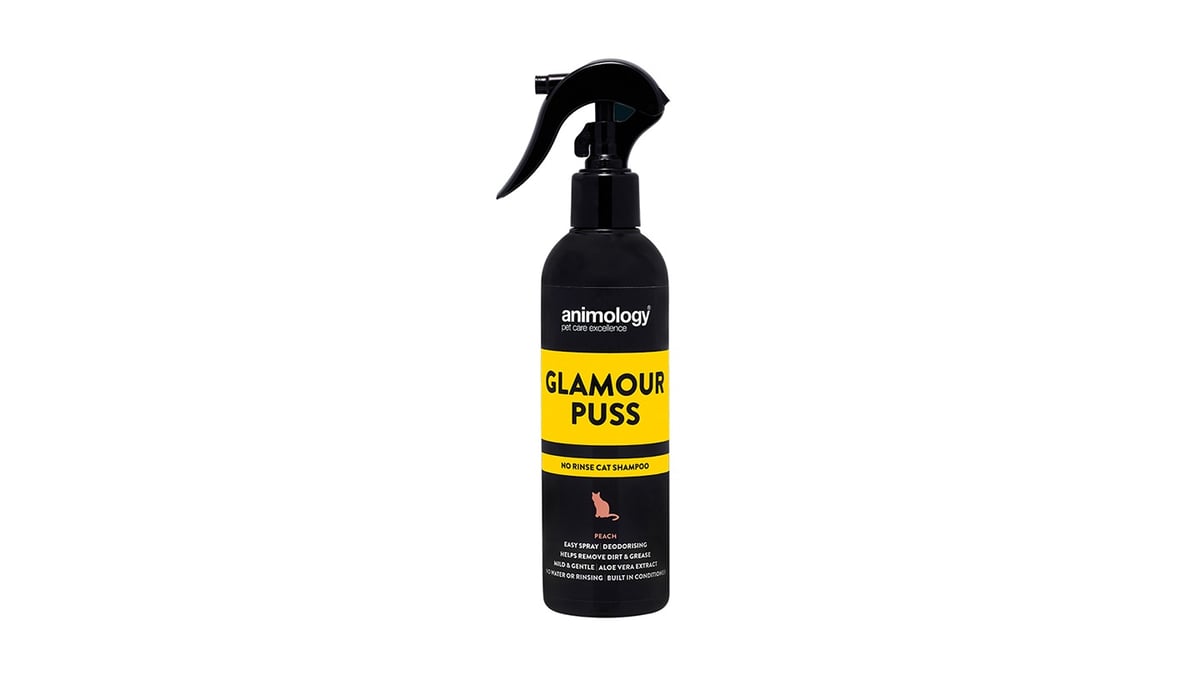 სპრეი კატისთვის Animology Glamour Puss No Rinse Cat Shampoo  PEACH 250 მლ - Photo 143