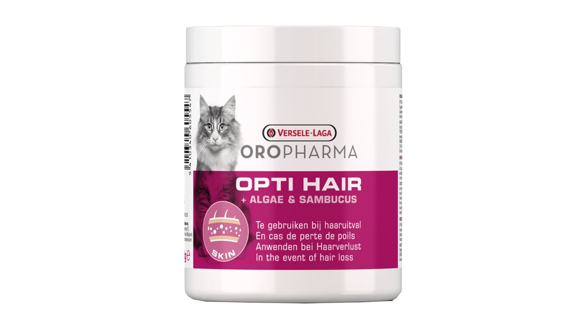 ვერსელე ლაგა კატის ვიტამინი ბეწვისთვის Oropharma opti hair 130 გრ - Photo 112