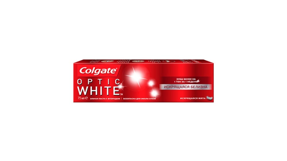 COLGATE კბილის პასტა ოპტიკ ვაითი75 - Photo 1630