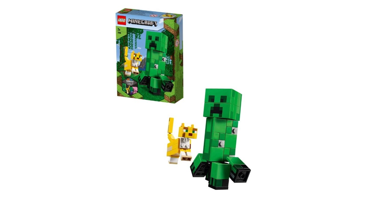 ლეგოს კუბიკები Bigfig Creeper And Ocelot  Lego Minecraft 187845 - Photo 512