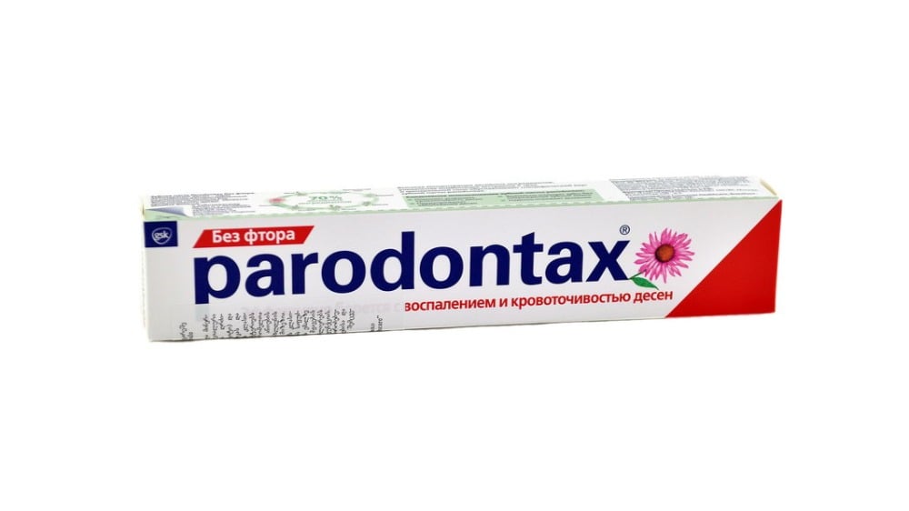 Parodontax  პარადონტაქსი კბილის პასტა ფტორის გარეშე 75მლ - Photo 1327