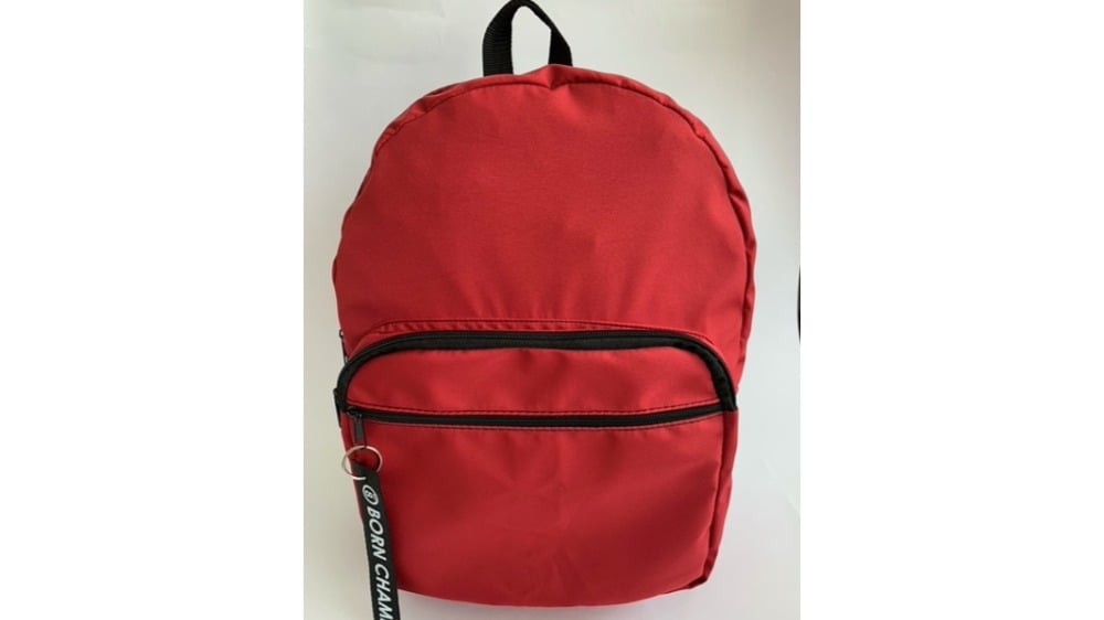 ზურგჩანთა წარწერის გარეშე წითელი Backpack Without inscription Red - Photo 474