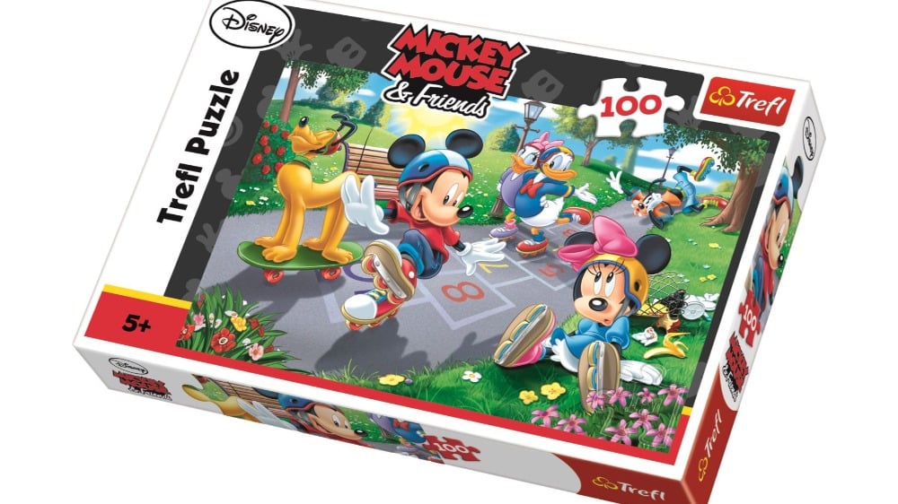 16249Puzzles  100  Rollerskating  Disney Standrad Characters - Photo 308