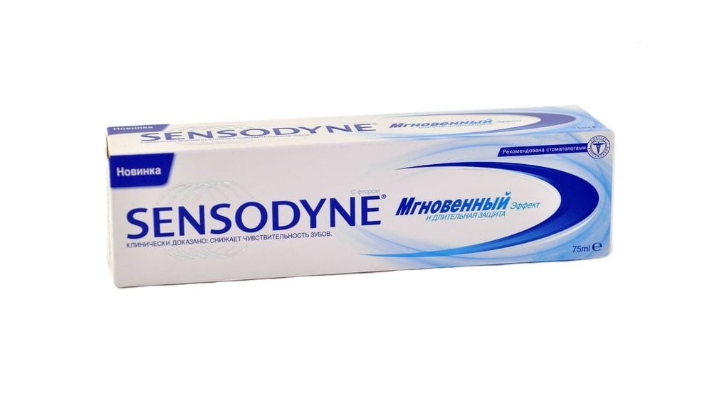 Sensodyne  სენსოდინი კბილის პასტა მომენტალური ეფექტი 75მლ - Photo 1337