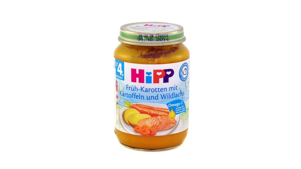 HIPP  ჰიპი ხორცის მენიუ ორაგული ნორჩი სტაფილოთი და კარტოფილით 4 - Photo 111