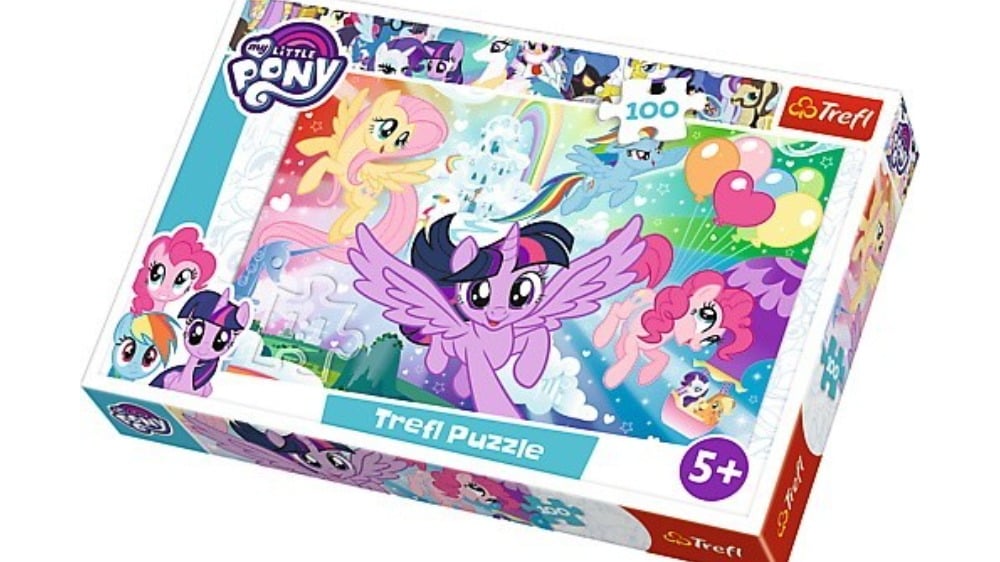 16343  Puzzles  100  My Littel Pony Rainbow landscape  Hasbro - Photo 313