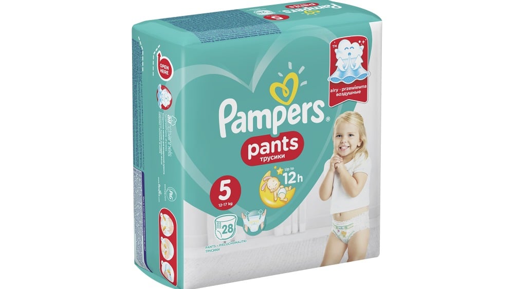 Pampers  პამპერსი ტრუსი 1217კგ 28 ცალი 4298 - Photo 138