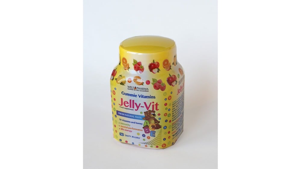 Jelly Vit  ჟელივიტი 250მგ 50 საღეჭი ტაბლეტი GMP - Photo 546
