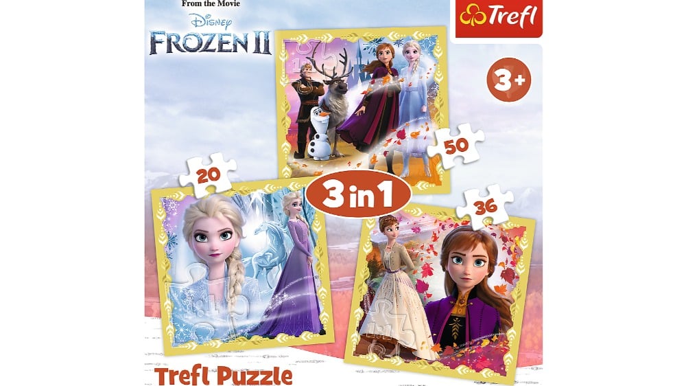 34847  Puzzles  3in1  The power of Anna and Elsa  Disney Frozen II - Photo 251