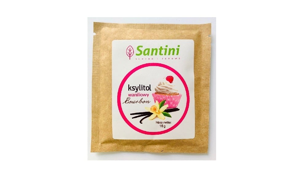 ვანილი ქსილიტოლით 16გრ  Vanilla Xylitol 16 G  Santini Finland - Photo 308