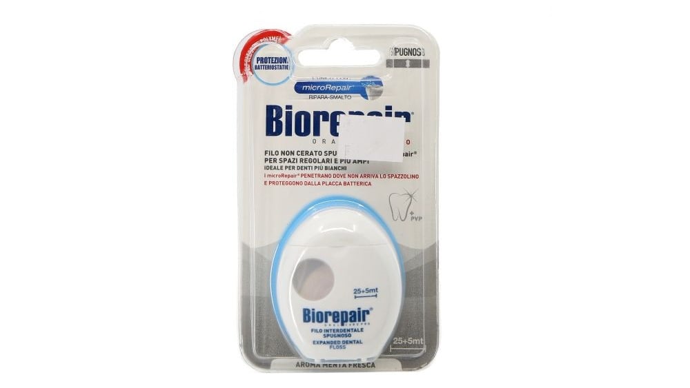 Biorepair  ბიორეპაირი კბილის ძაფი მათეთრებელი ეფექტით 30მ 8282 - Photo 1613