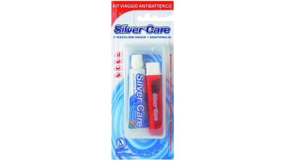 Silver care  სილვერქეა ნაკრები სამგზავრო ჯაგრისიპასტა - Photo 1617