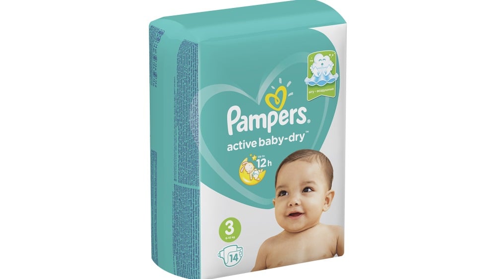 Pampers  პამპერსი 3 ზომა 14 ცალი 1199 - Photo 145