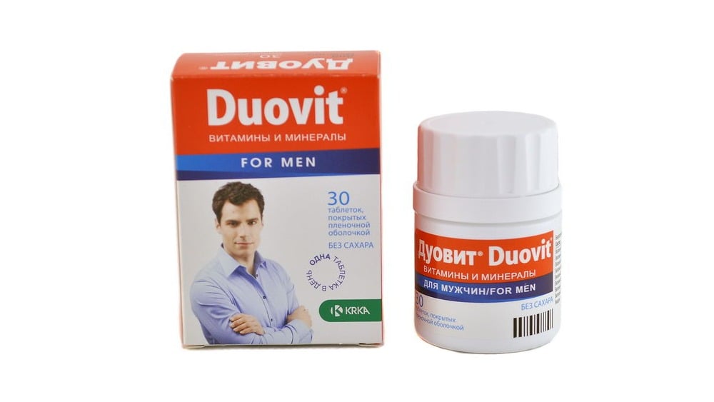 DUOVIT FOR MEN  დუოვიტი კაცის 30 ტაბლეტი - Photo 545