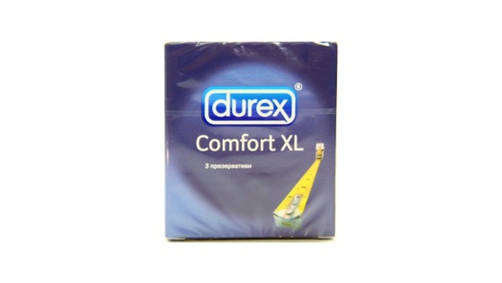 პრეზერვატივი დურექსი Comfort XL N3 - Photo 1658