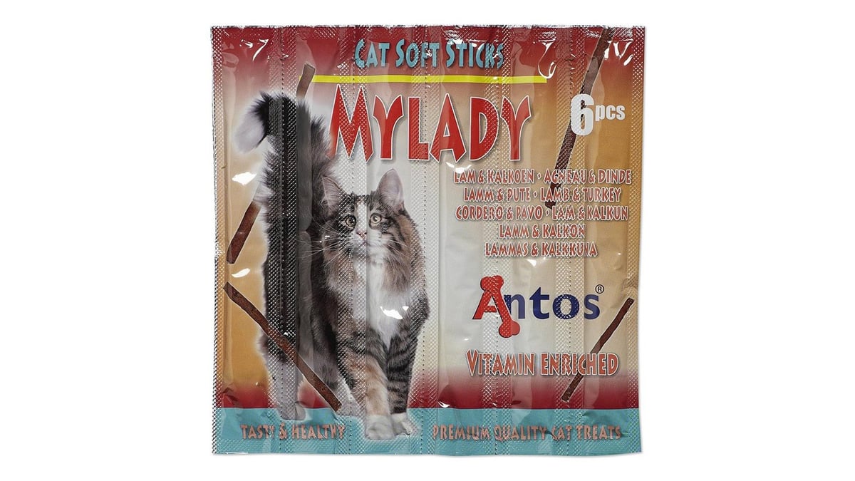 ანტოსი კატა დესერტი Cat Soft Sticks Mylady LamKalkoen 30 გრ - Photo 166