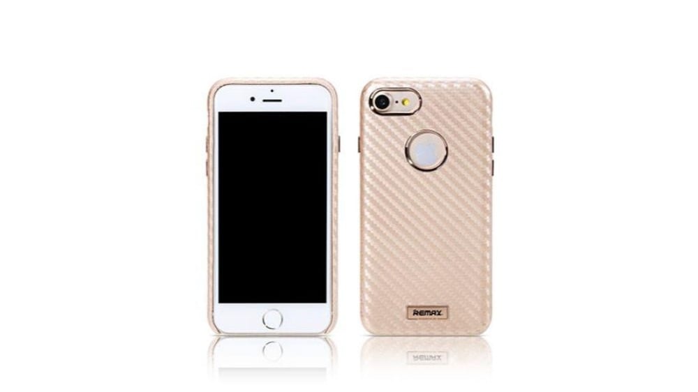 Remax Carbon series for iPhone 7  gold - Photo 195