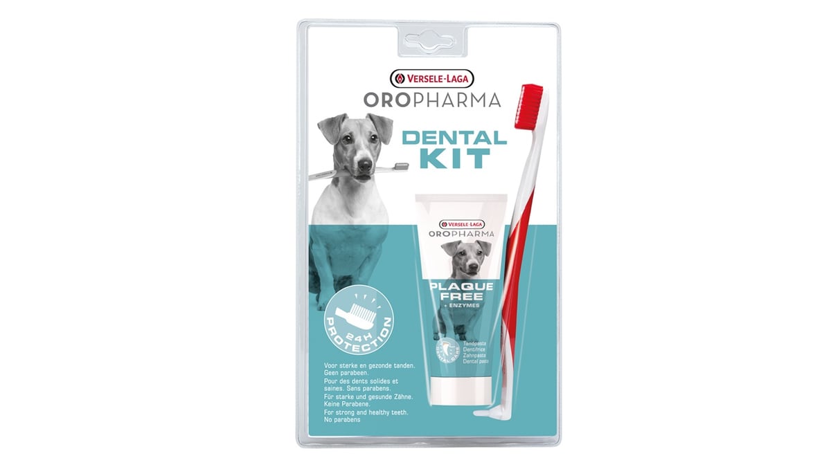 ვერსელე ლაგა ძაღლის კბილის და ჯაგრისი და პასტა Oropharma dental kit - Photo 136
