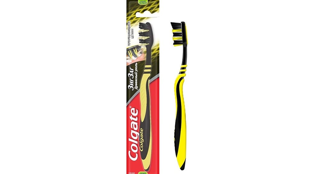 კბილის ჯაგრისი ZigZag Charcoal COLGATE - Photo 1269