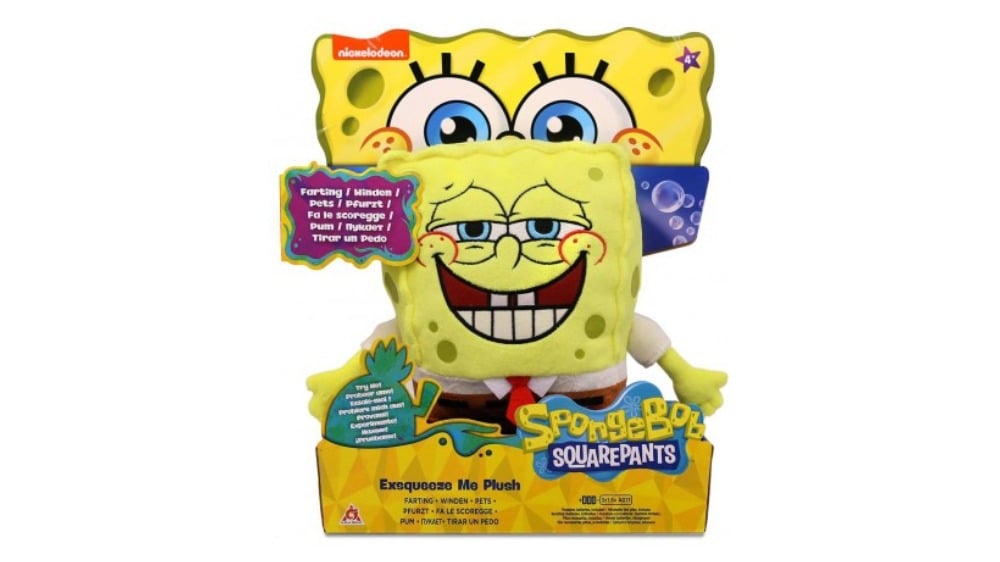SpongeBob SquarePants  Exsqueeze Me Plush  SpongeBob Fart - Photo 1564