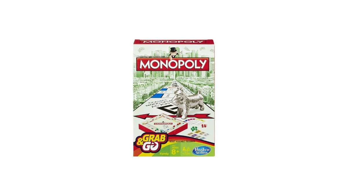 სამაგიდო თამაში კომპაქტური  MONOPOLYGRABANDGO HASBRO 411964 - Photo 829