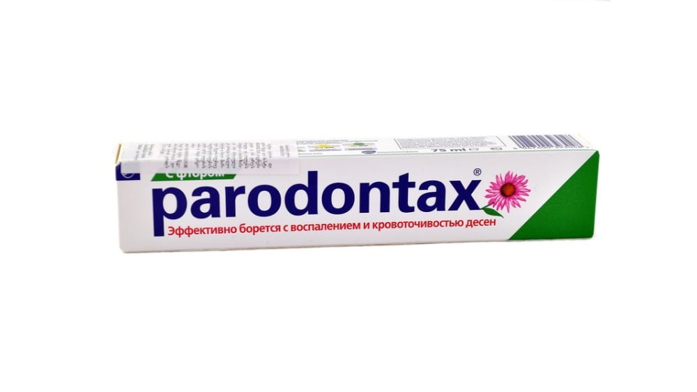 Parodontax  პარადონტაქსი კბილის პასტა ფტორით 75მლ - Photo 1229