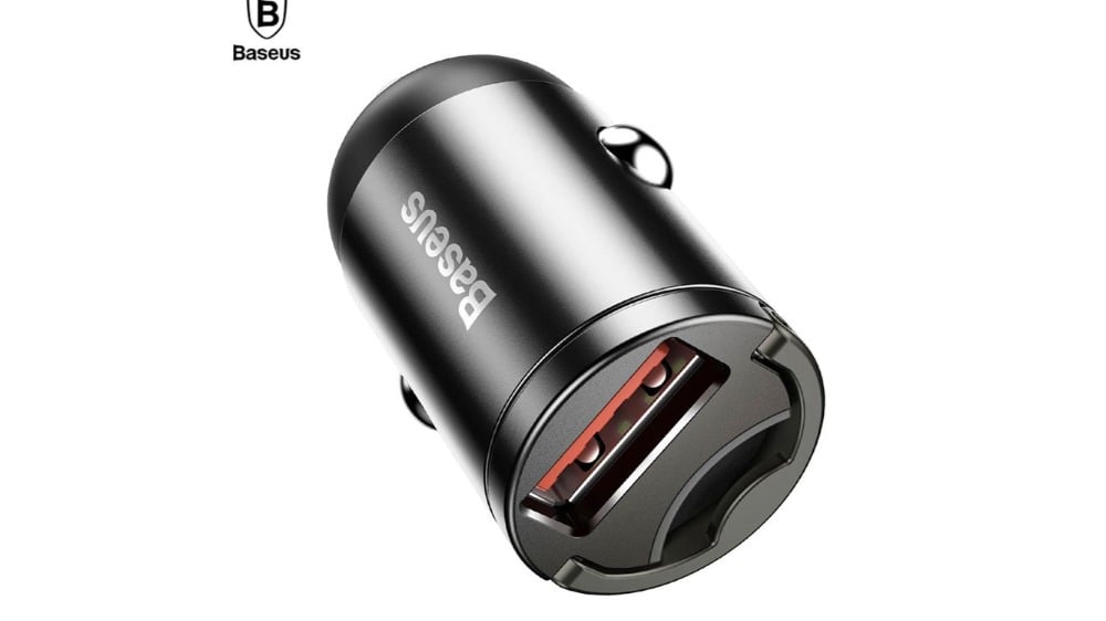 Baseus Tiny Star Mini Quick Charge Car Charger USB Port 30W Gray VCHXA0G - Photo 207