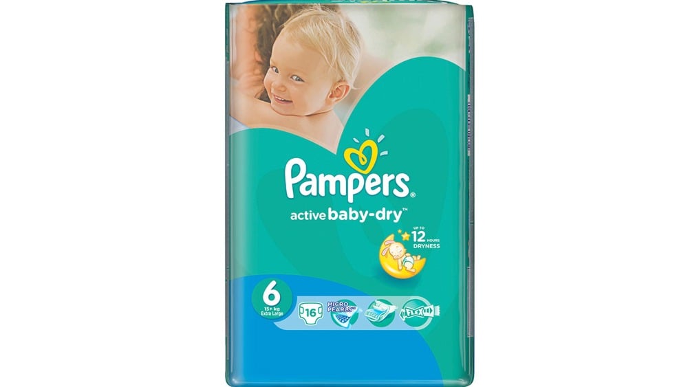 Pampers  პამპერსი ბავშვის საფენი 15კგ 16 ცალი - Photo 160