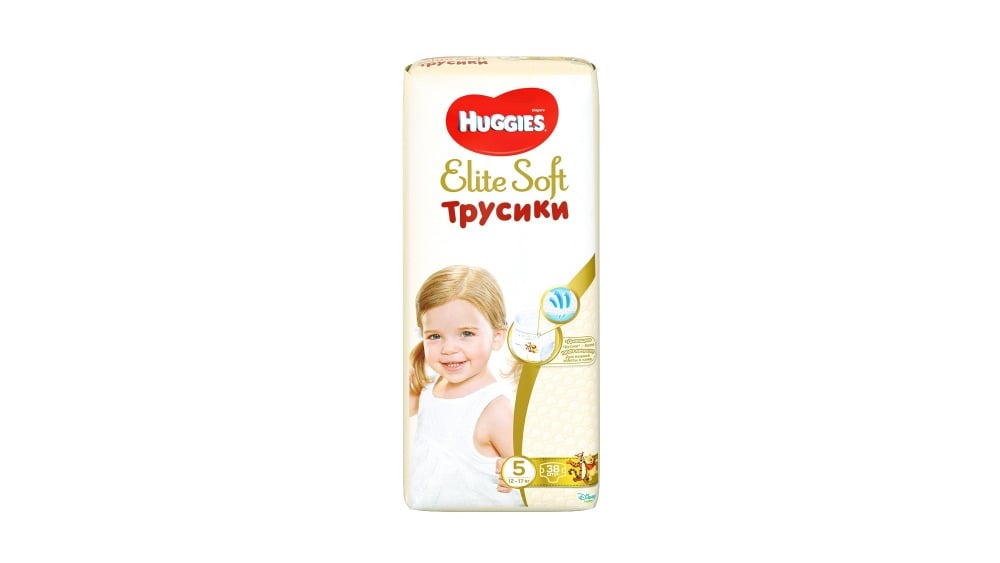 Huggies  ჰაგისი ელიტ სოფტი ტრუსი 1217კგ 38ცალი 7015 - Photo 163