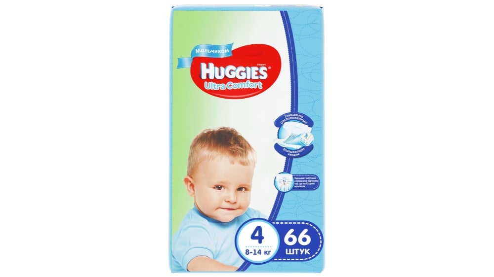 HUGGIES საფენი ბიჭის უკ მეგაS4 66ც - Photo 42