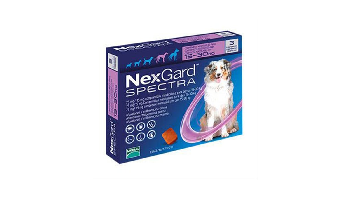 ანტიპარაზიტული აბები L ძაღლისთვის NEXGARD SPECTRA CHEW L 1530 კგ 1 ცალი - Photo 166