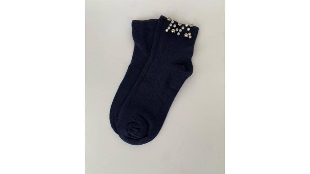 ქალის წინდა თვლებით  ლურჯი 3640Fashion Sock For Ladies Blue 3640 - Photo 521