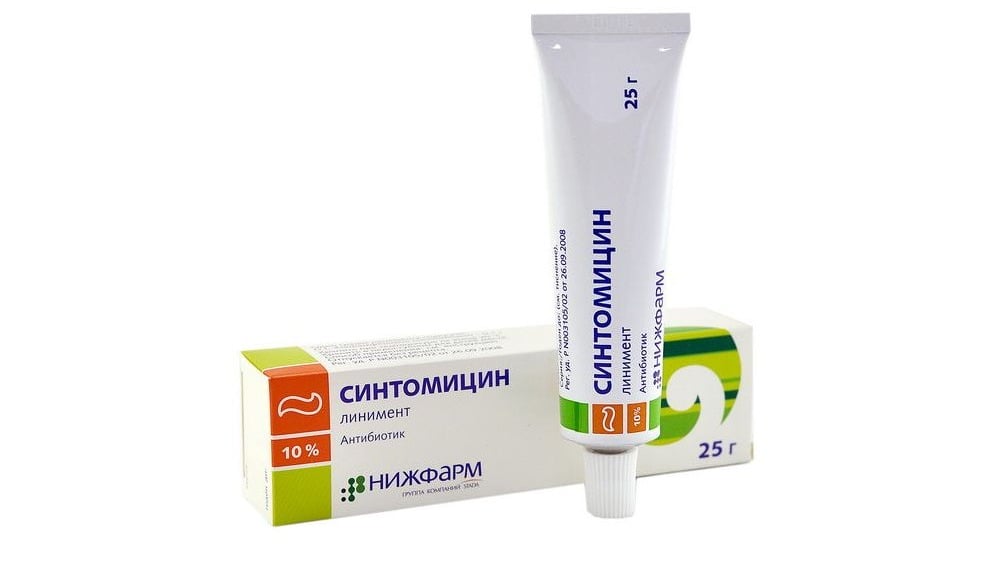 Syntomicins liniment  სინტომიცინის ლინიმენტი 10 ტუბი 25გ - Photo 326