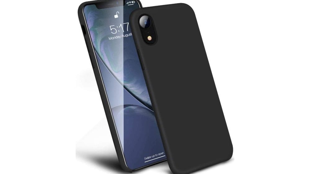 iPhone Xr Silicone case Black  1404 - Photo 319