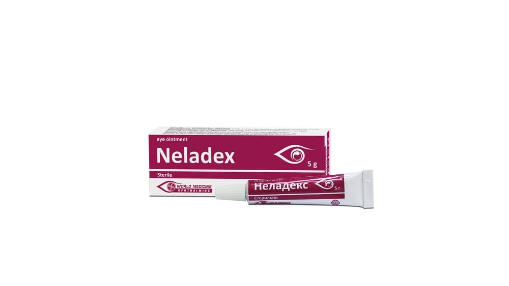 Neladex  ნელადექსი თვალის მალამო 5გ - Photo 606