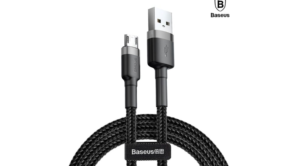 Baseus cafule Cable USB For Micro 24A 1M GrayBlack CAMKLFBG1 - Photo 218