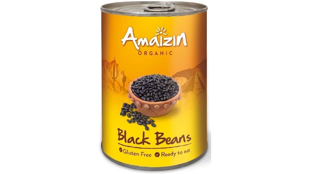 შავი ლობიო მარილწყალში ორგანული 400 გ 240 გრ  Black Beans In Brine Can Organic 400 G 240 G  Amaizin - Photo 191