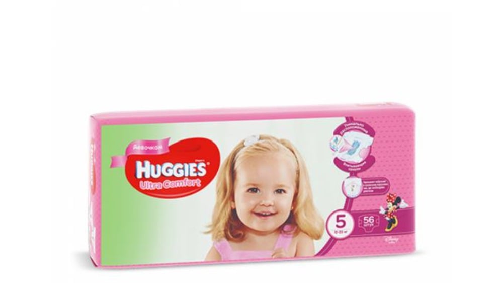 HUGGIES საფენი გოგოს უკ მეგაS5 56ც - Photo 48