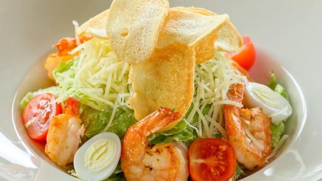 Ceasar salad with shrimps - Photo 45