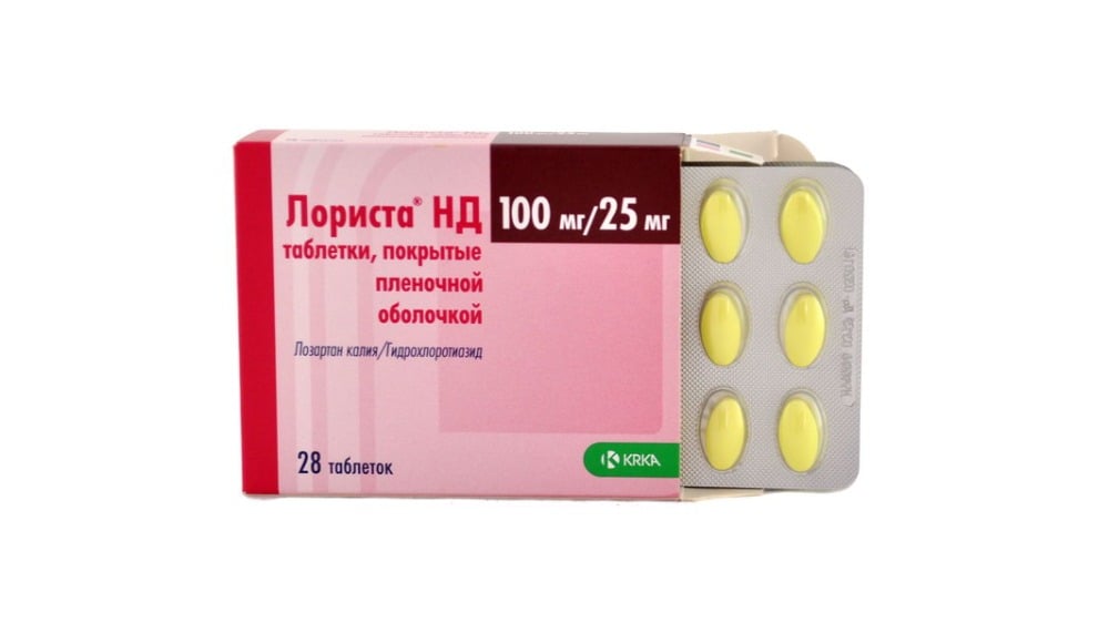 Lorista HD  ლორისტა HD 100მგ25მგ 28 ტაბლეტი - Photo 781