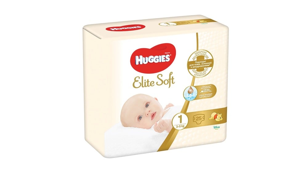 Huggies  ჰაგისი ელიტ სოფტი 35კგ 25ცალი 7923 - Photo 181