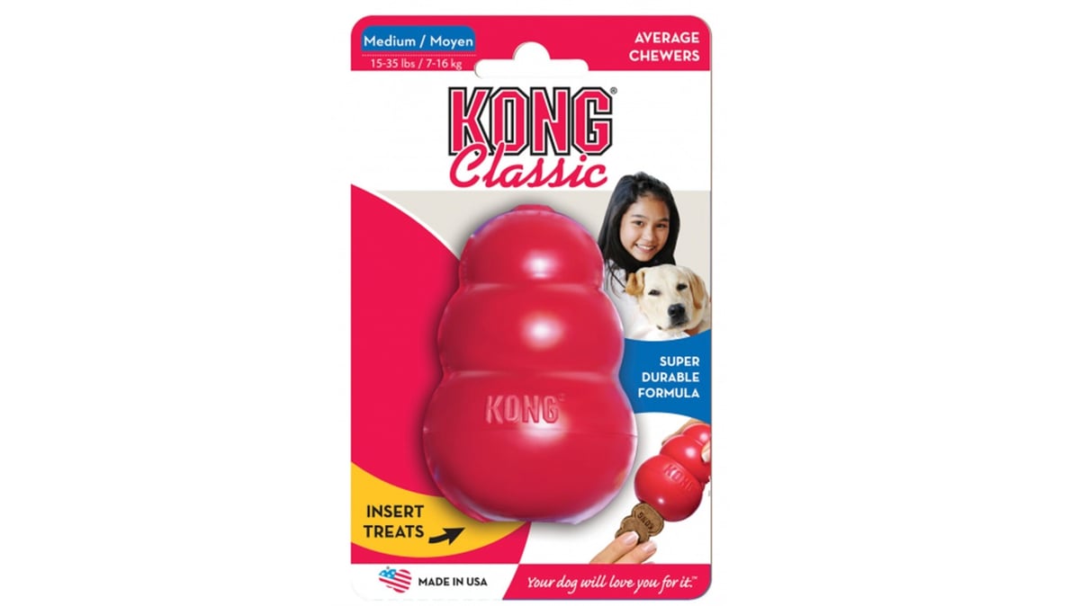სათამაშო ძაღლისათვის Kong Classic საშუალო - Photo 174