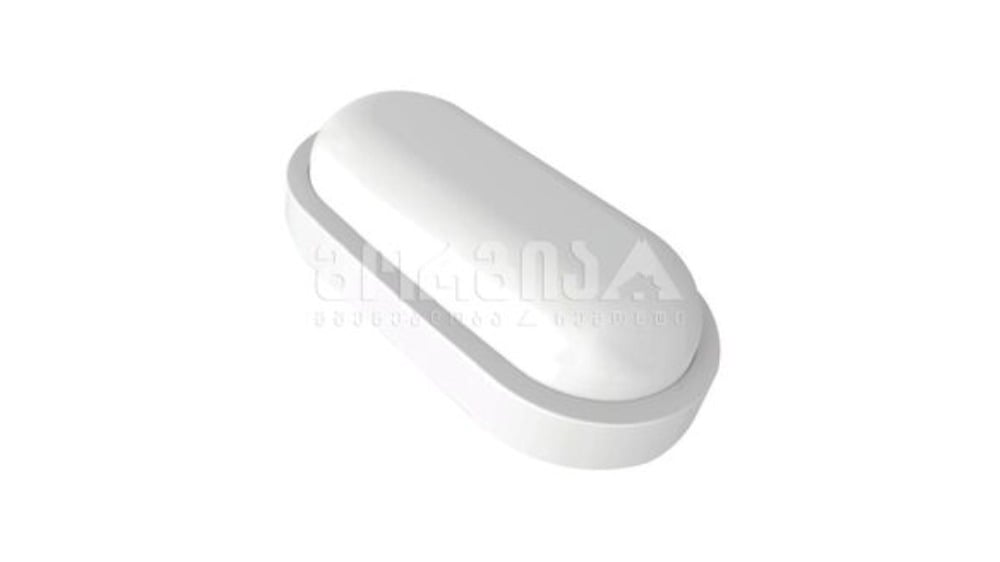 ლედ სანათი 8W ოვალური WHITE 3000K IP54  ACK - Photo 256